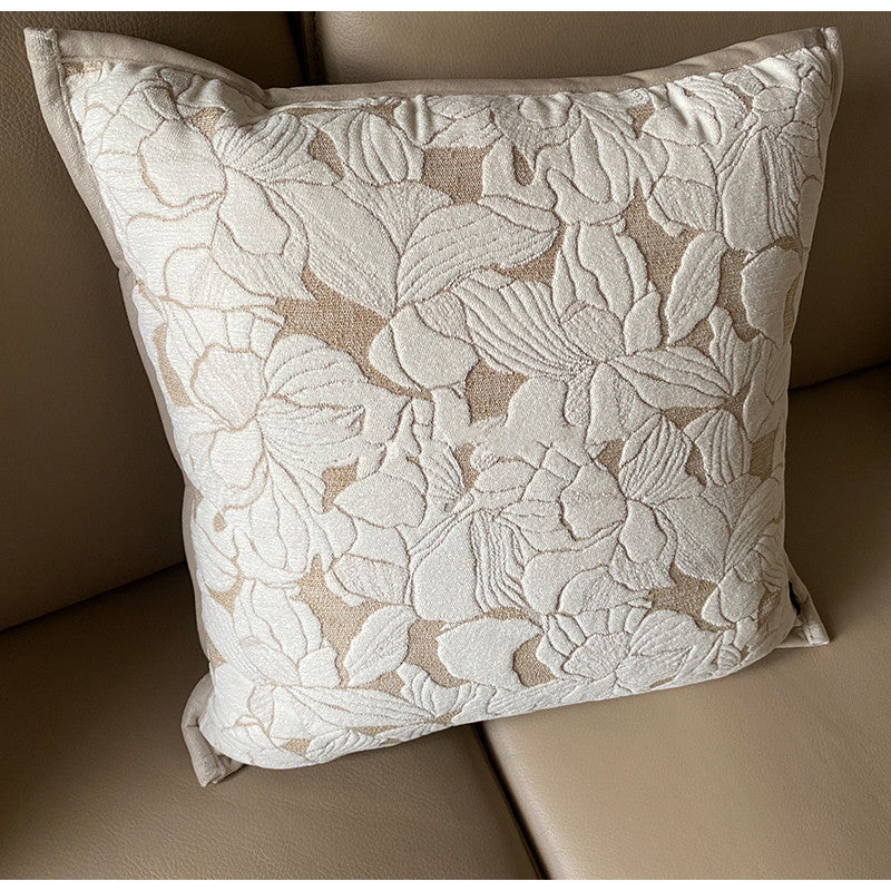 Funda de almohada para sofá de estilo francés Magnolia para sala de estar