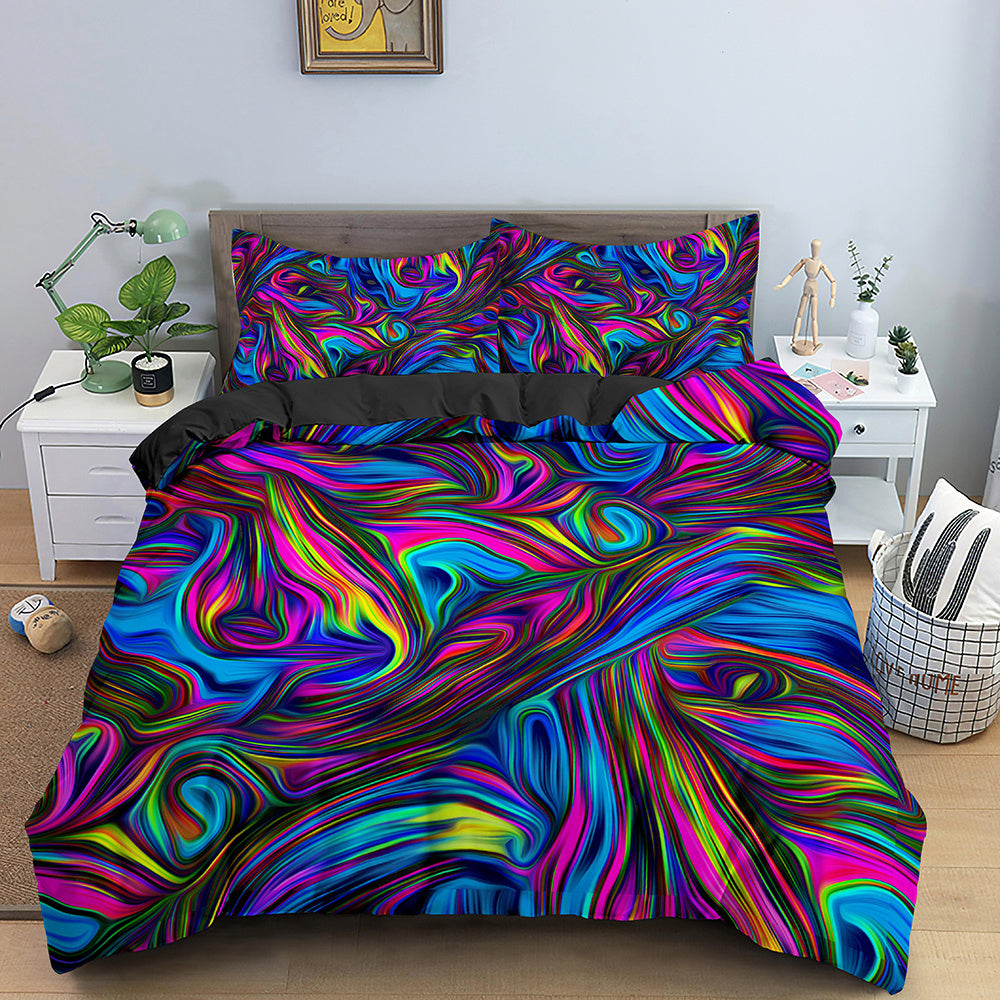 Bedding Set Of Three 3D Creative Digital Printing