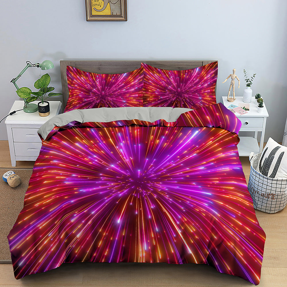 Bedding Set Of Three 3D Creative Digital Printing