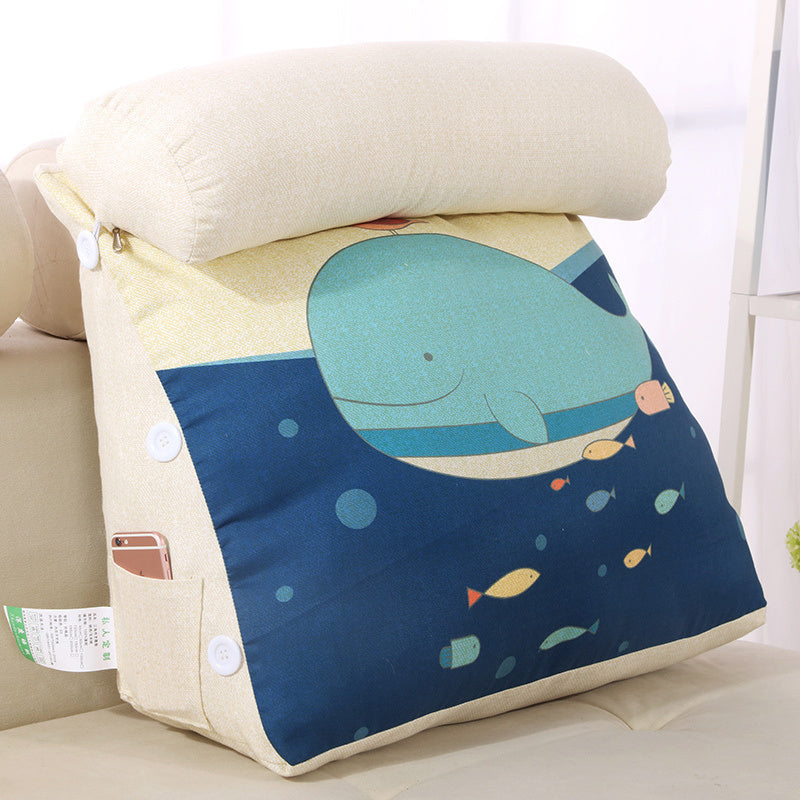 Coussin de protection du cou sur le lit amovible et lavable