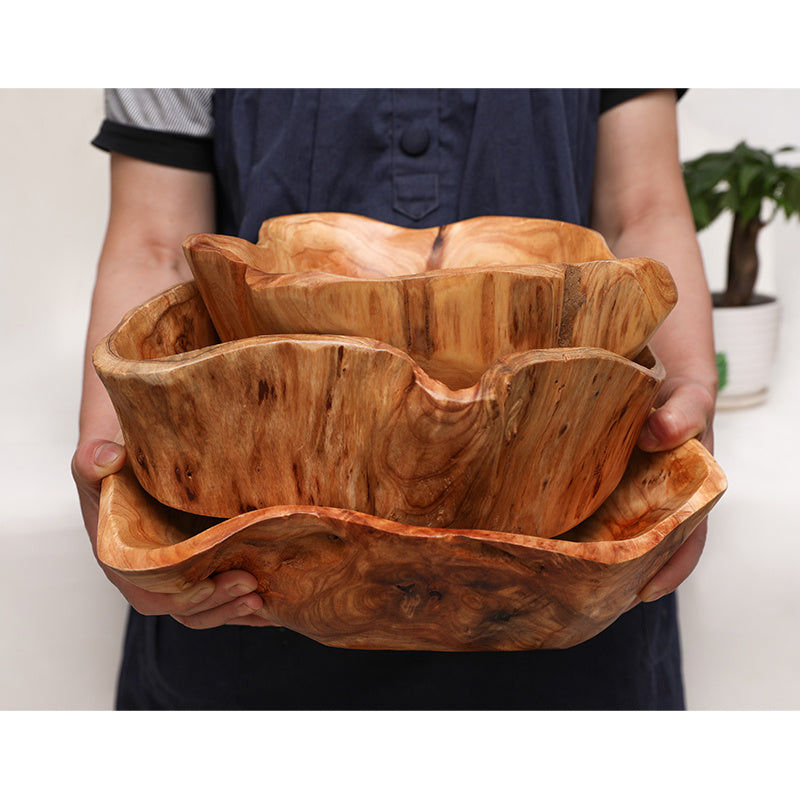 Home Nordic style and creative wooden fruit tray