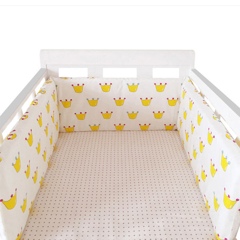 Barrière de lit pour bébé quatre saisons en coton anti-chute