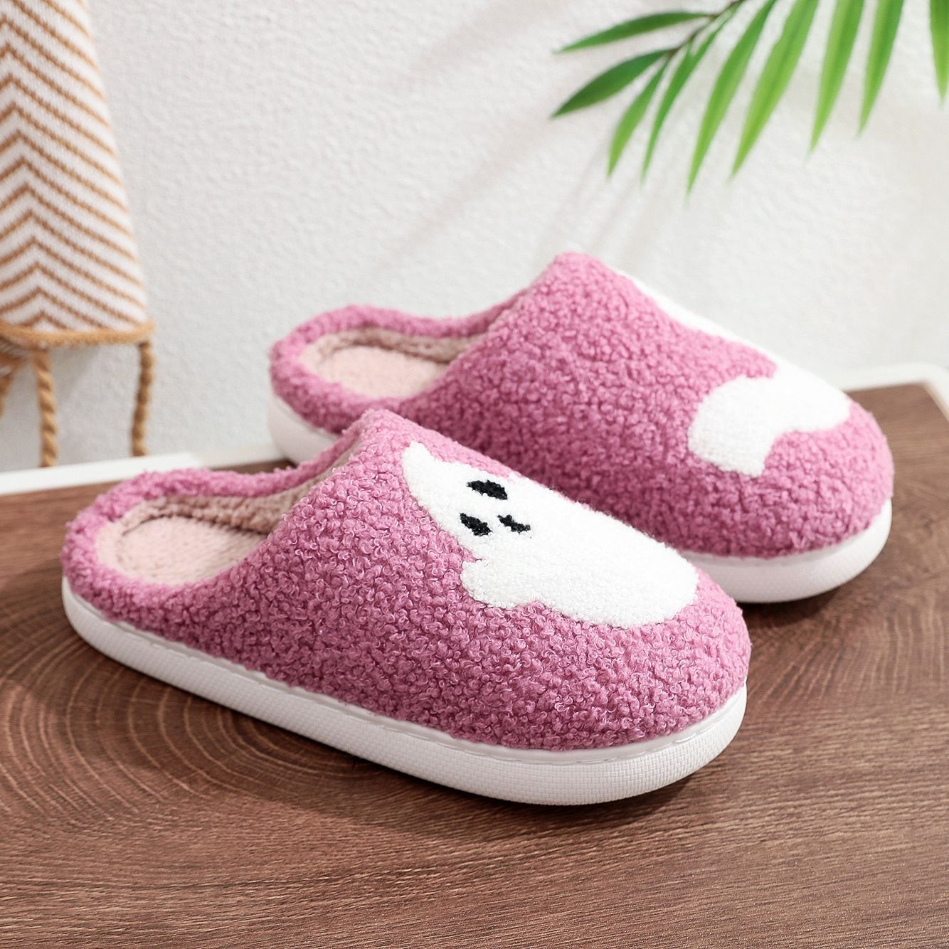 Halloween Ghost Home Cute Cartoon Household Cotton Slippers