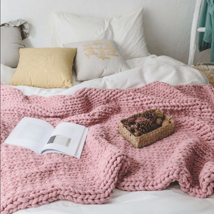 Sofa Lunch Break Knitted Office Nap Blanket