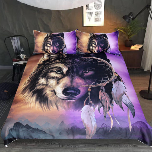 Juego de cama de tres piezas Wolf