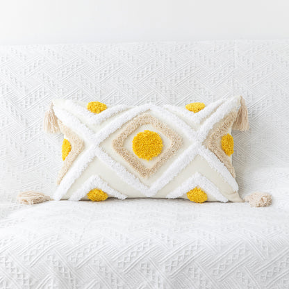 New Bohemian Geometric Tufted Pillowcase