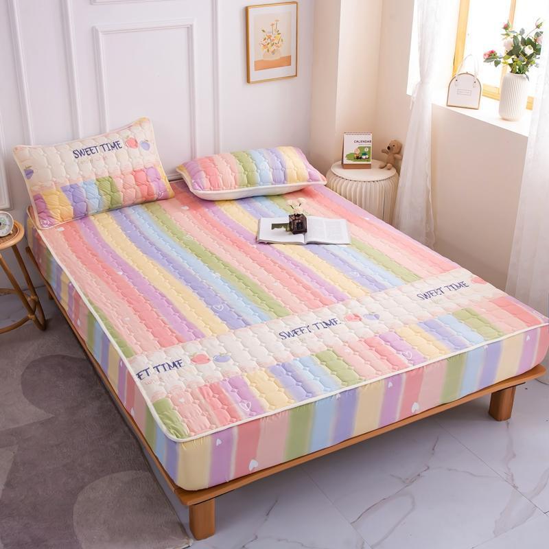 Cotton Covered Anti Slip Cartoon Bedspread