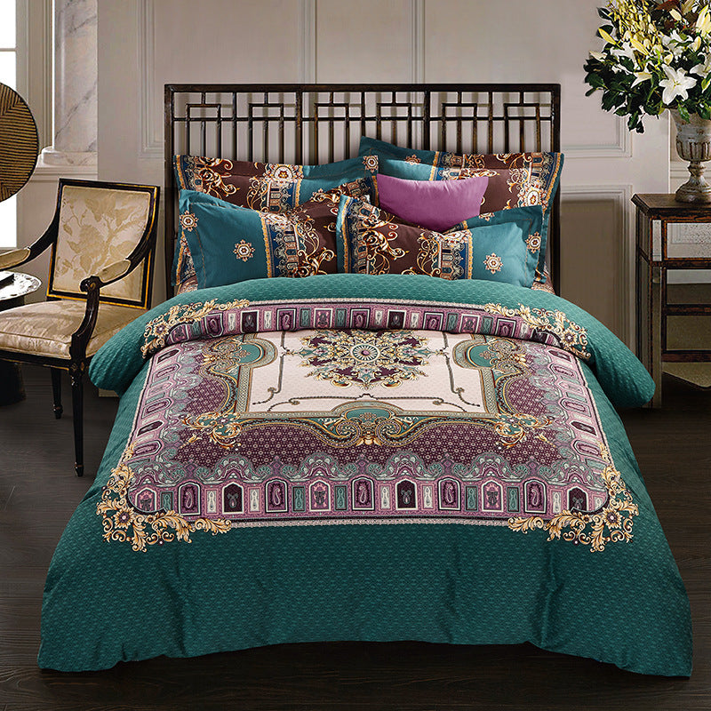 Four-piece cotton bed