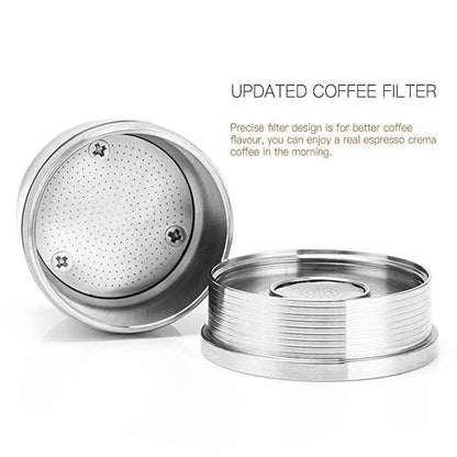 Removable and washable coffee capsules