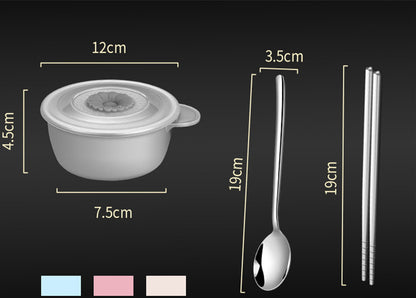 Boîte à lunch isotherme portable de grande capacité en acier inoxydable 316