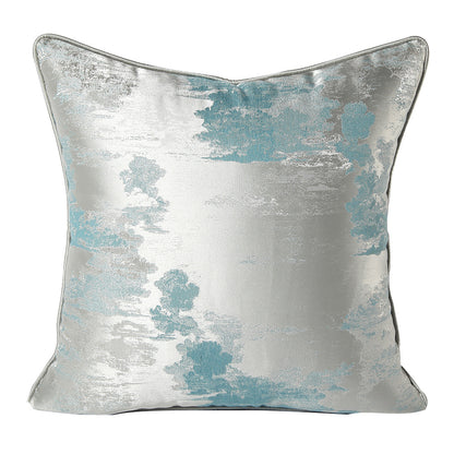 Dark Green Silver Green Sofa Pillow Cushion