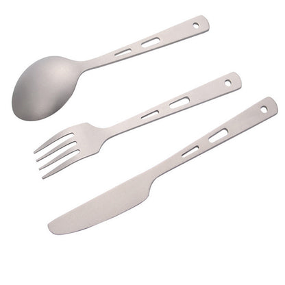 Travel Titanium Cutlery Set