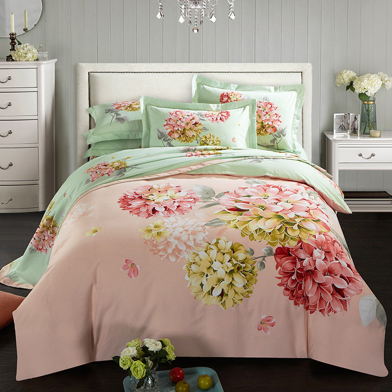 Four-piece cotton bed