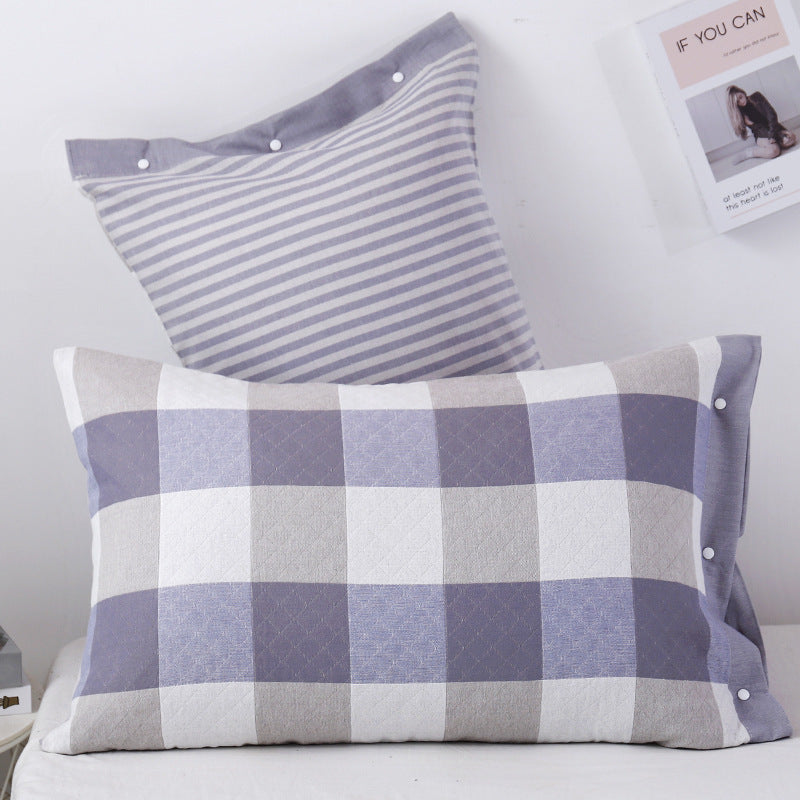 Three-layer Gauze Cotton Pillowcase European Style