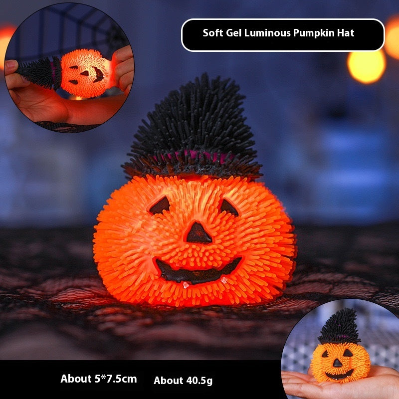 Halloween Tpr Pressure Reduction Toy Luminous Ball