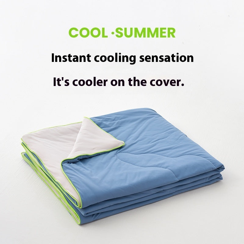 Solid Color AB Version Summer Cool Feeling Thin Duvet Washable