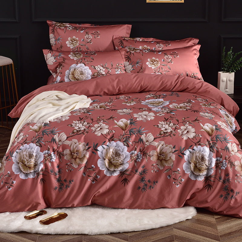 Double-sided Silky Cotton Duvet Cover Bedding