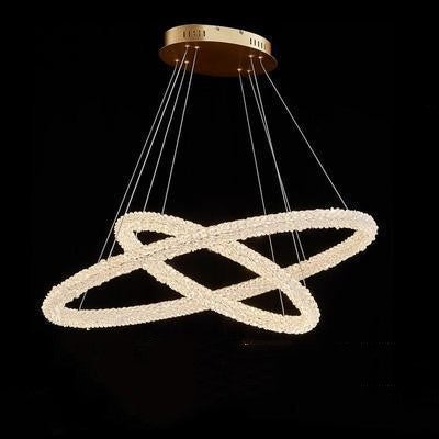 Internet Celebrity Ring Lamp Crystal Chandelier