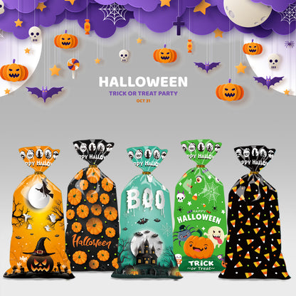 Halloween Gift Bag Party Decoration Candy Bag Snack Biscuits Bag