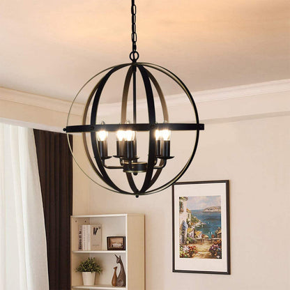 Retro Industrial Style Wrought Iron Lamp Creative Home