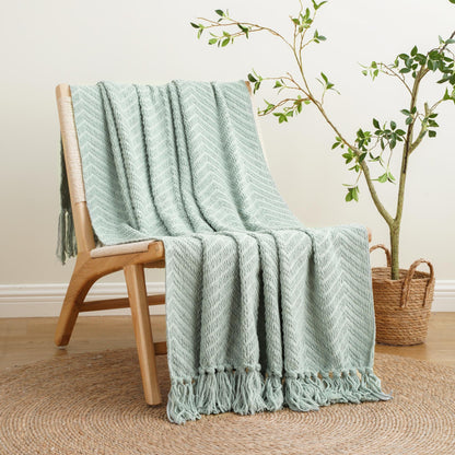 Sofa Cross-border Tassel Sofa Cover Tailstock Towel Knitted Blanket