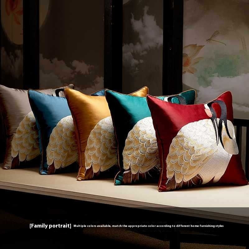 Classical Embroidery New Chinese Style Pillow Cover