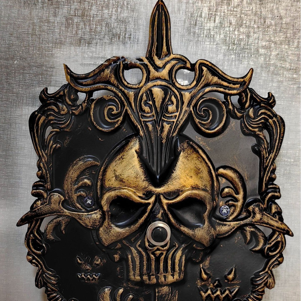 Halloween Skull Doorbell Decoration