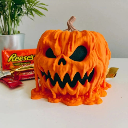 Bol de bonbons fondants à la citrouille d'Halloween