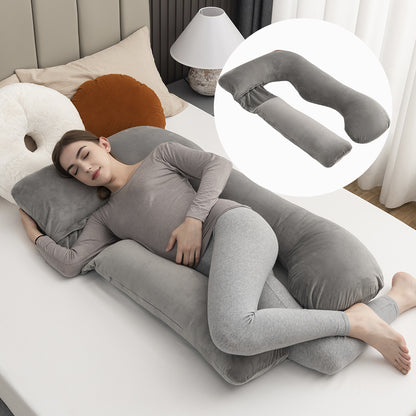 Almohada de embarazo con empalme de suministro directo transfronterizo Almohada de siesta multifuncional desmontable Almohada lumbar Almohada de apoyo para el vientre