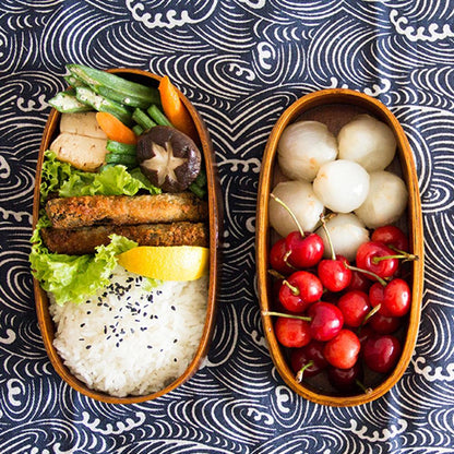 Japanese style cedar bento box