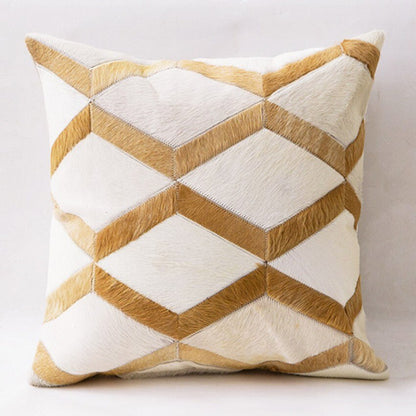 Home sofa cowhide pillow