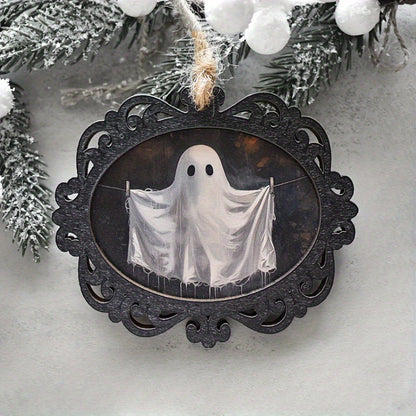 Creative Halloween Ghost Portrait Pendant