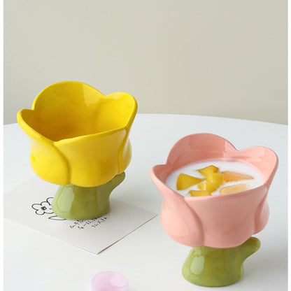 Creative Cute Ceramic Drinking Water Dessert Cup