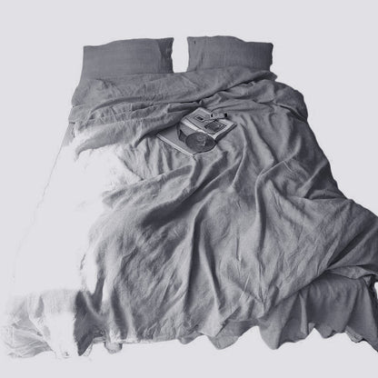 Washed Linen Duvet Cover Antibacterial And Sweat-absorbent Pure Linen Sheet