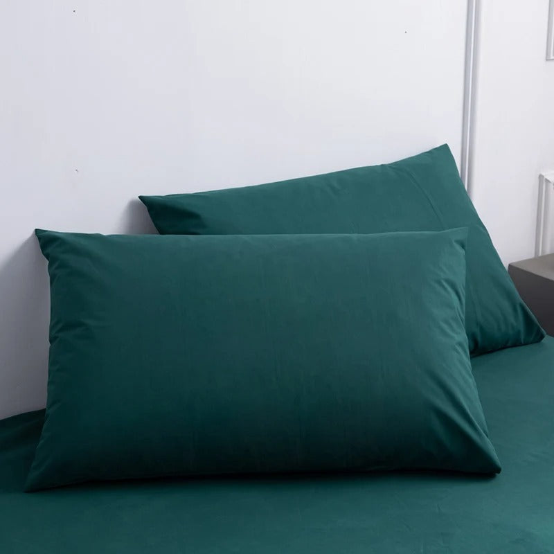 Solid Color Waterproof Pillowcase Home Textile Bedding