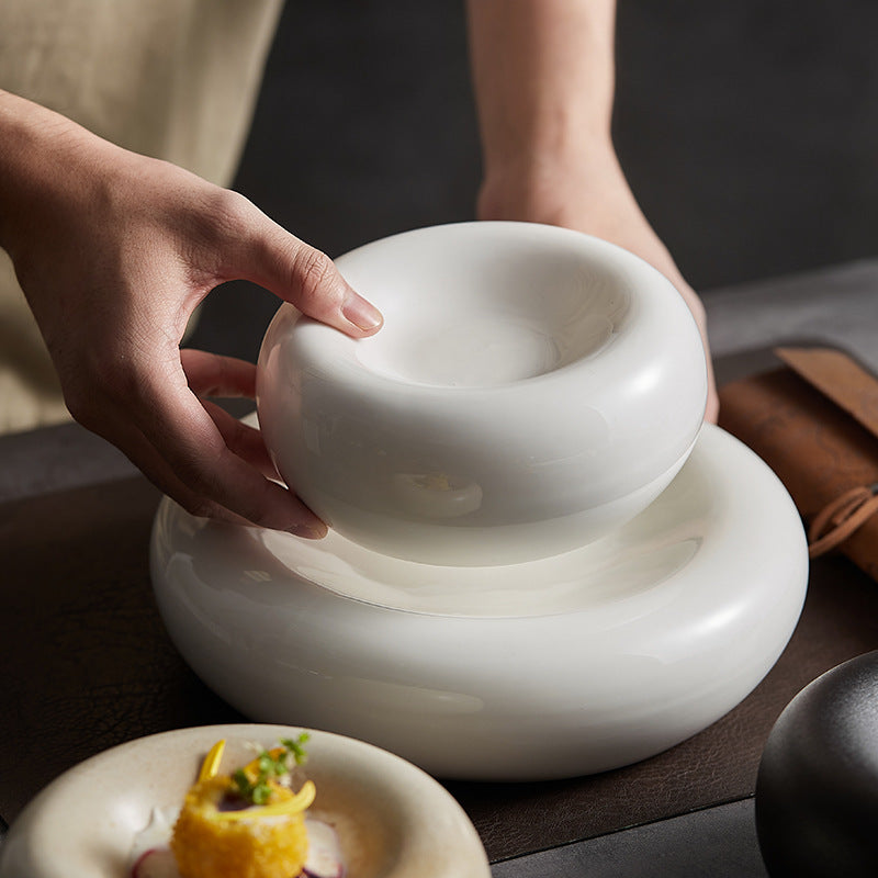 Vaisselle pour fondue chinoise Plats d'ambiance en céramique