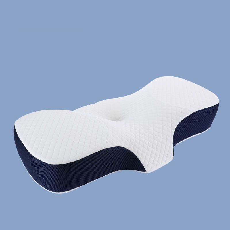 Almohada de espuma viscoelástica de rebote lento con soporte para el cuello