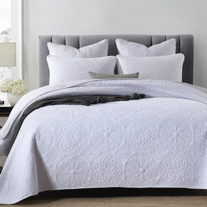 European Style Double-sided Embroidered Bedding Set Of Three Pieces