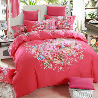 Four-piece cotton bed