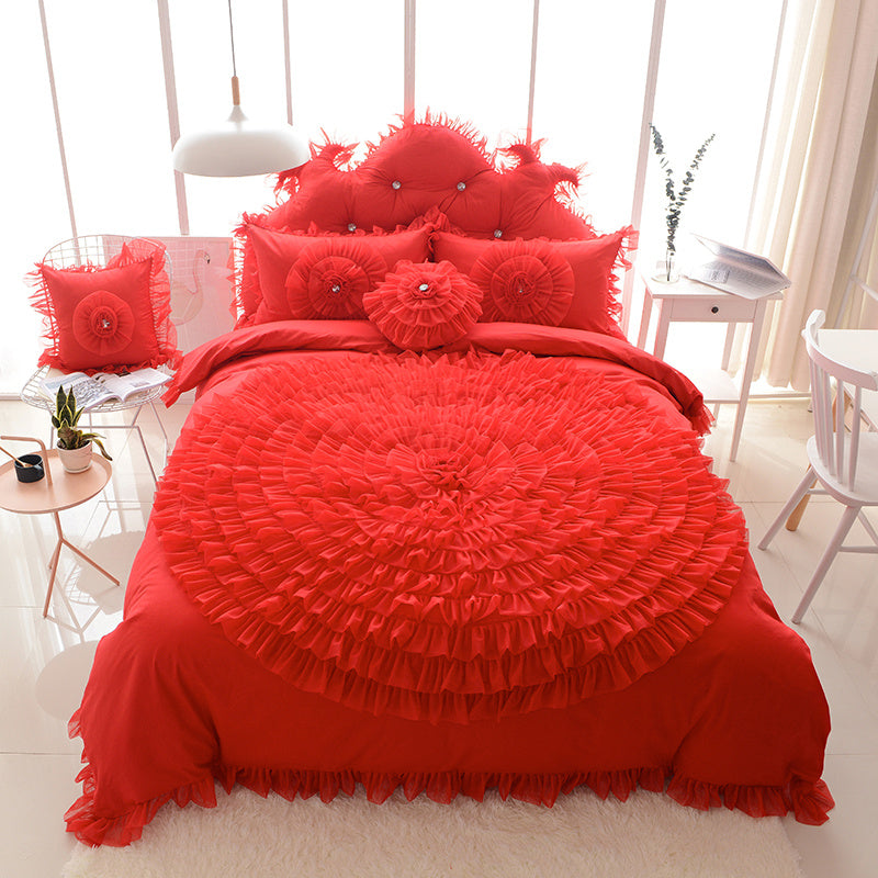 Cotton Princess Wind Bed Skirt Type Bedding