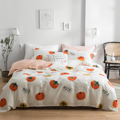 Four-piece Twill Korean Style Bedding