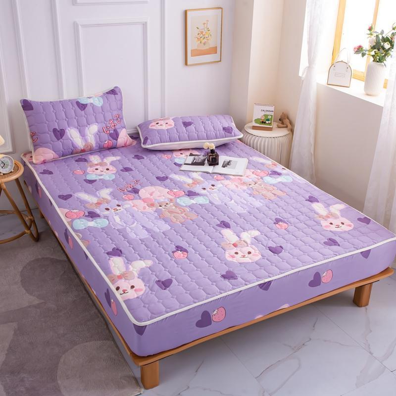 Cotton Covered Anti Slip Cartoon Bedspread