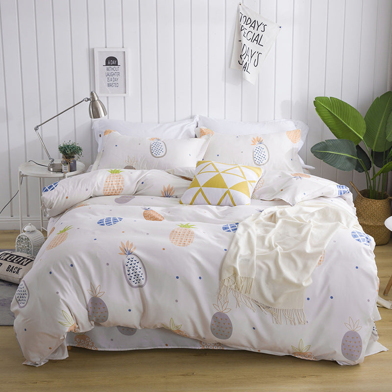 Drap de lit en coton Aloe pour dortoir