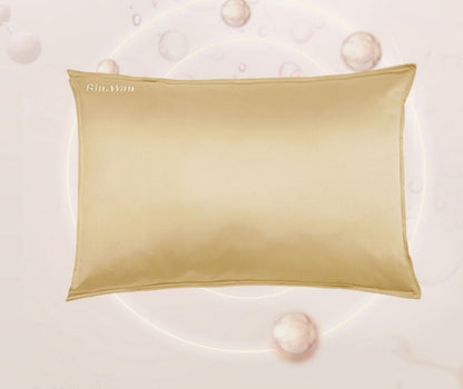 Copper ion beauty pillowcase solid color pillow set