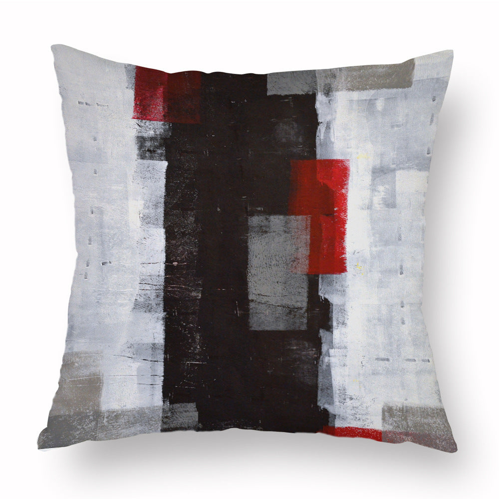 Geometric Digital Printing Cushion For Home Sofa