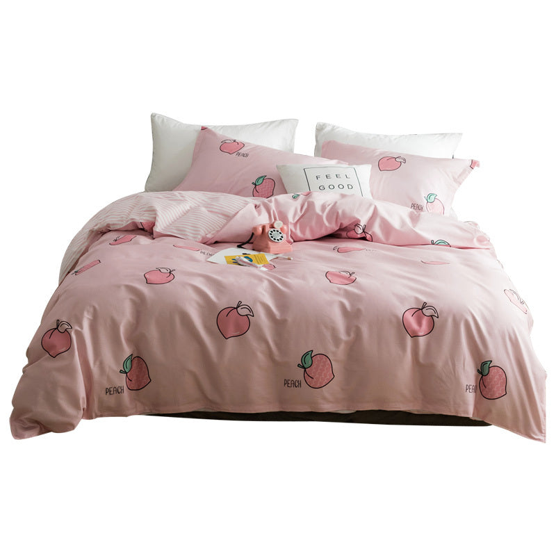 Four-piece Twill Korean Style Bedding