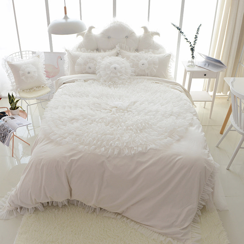 Cotton Princess Wind Bed Skirt Type Bedding