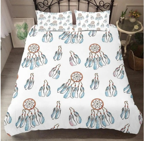 European And American 3d Dream Catcher Home Textile Three-piece Set