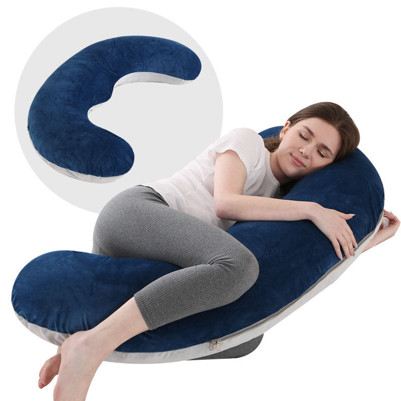 Pregnant Women Nursing Pillow Comfortable Sleep Side Lying Waist Support Slope Pillow Candy Type Pregnancy Pillow