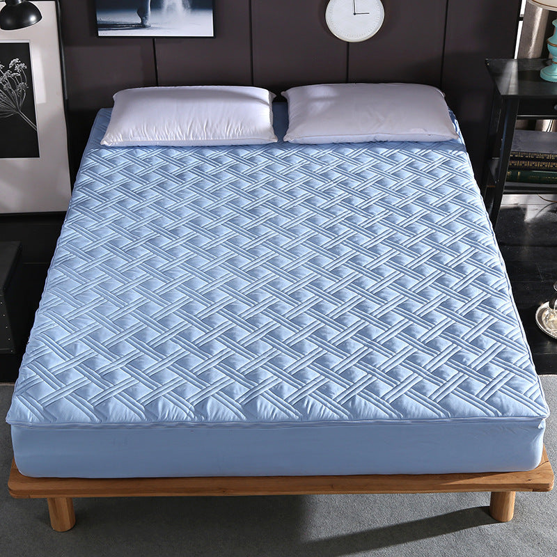 Solid color zipper bedspread